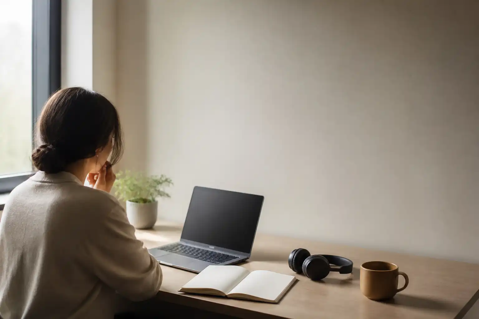 Konzentriert arbeiten im Großraumbüro und Homeoffice