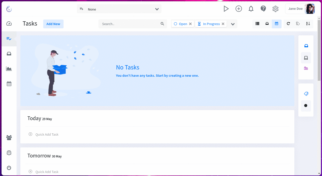 Create a Task in Empoche