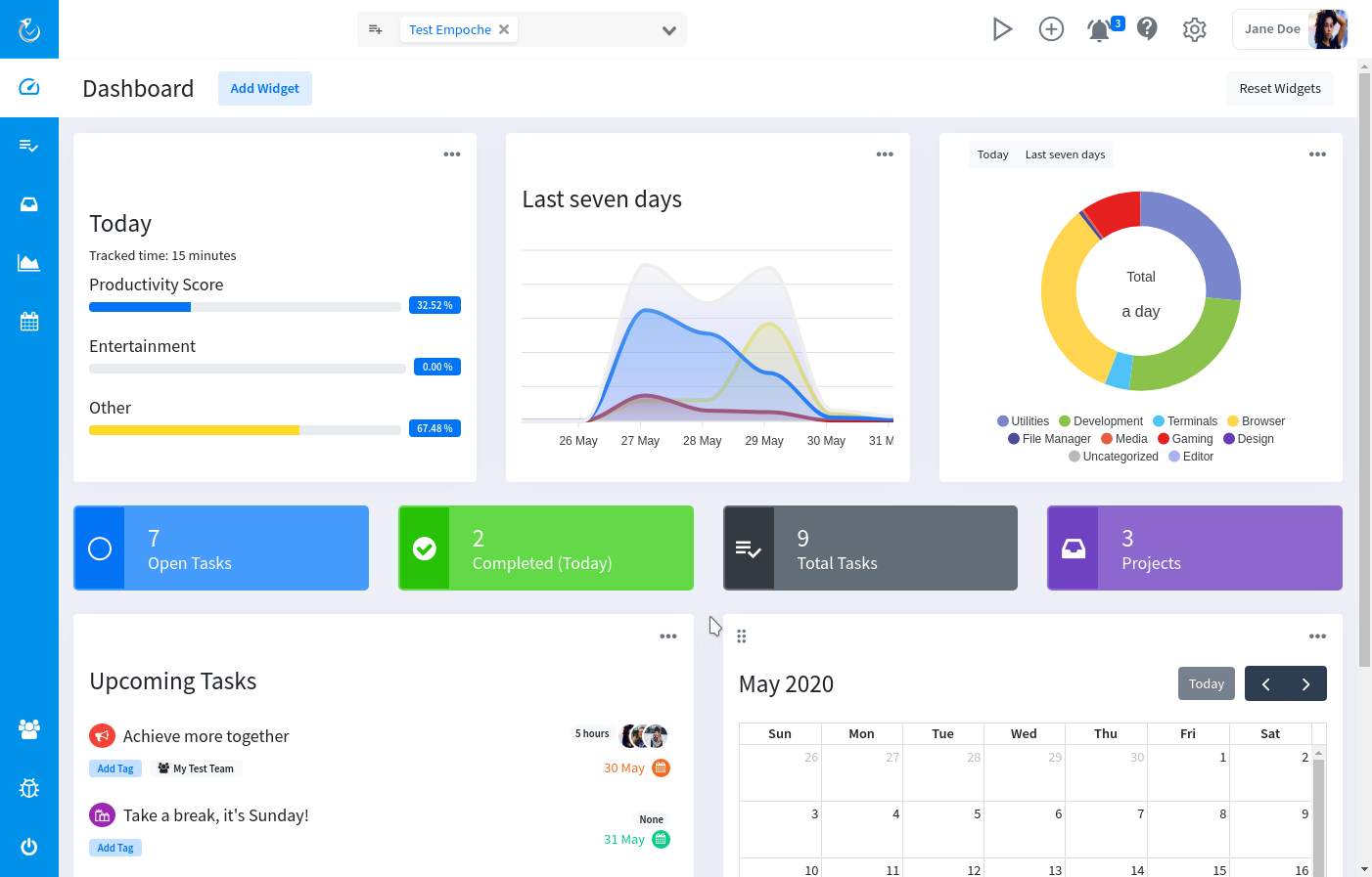 Empoche - Dashboard